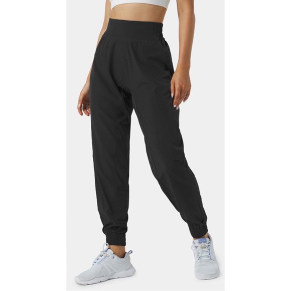 Halara NWT High Waisted Elastic Waistband Hiking Joggers Slate Blue Size XL - Picture 5 of 12